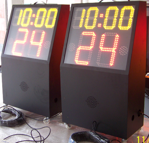 24 seconds shot clock (movement)
