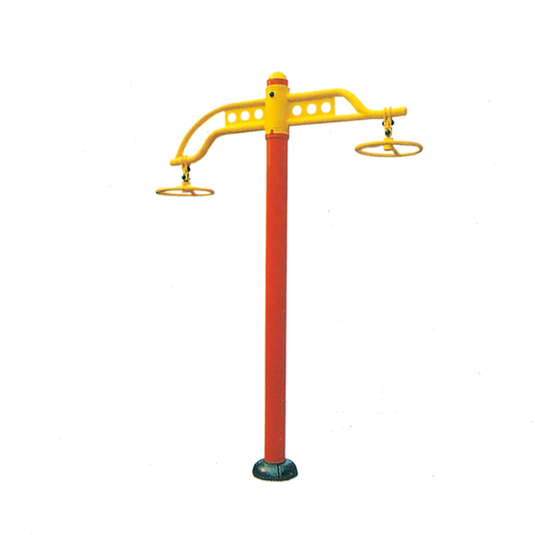 Outdoor fitness equipment deluxe overhung rotating wheel park
