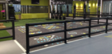 Good quality Boxing Court Ground Floor Boxing Fence