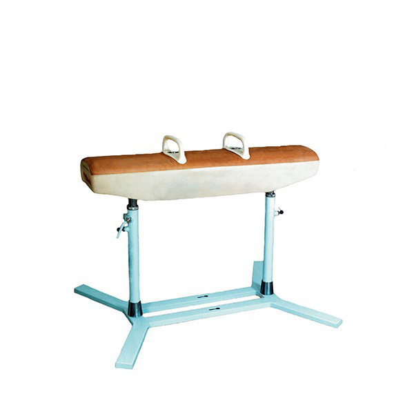 High grade genine leather surface gymnastics equip pommel horse