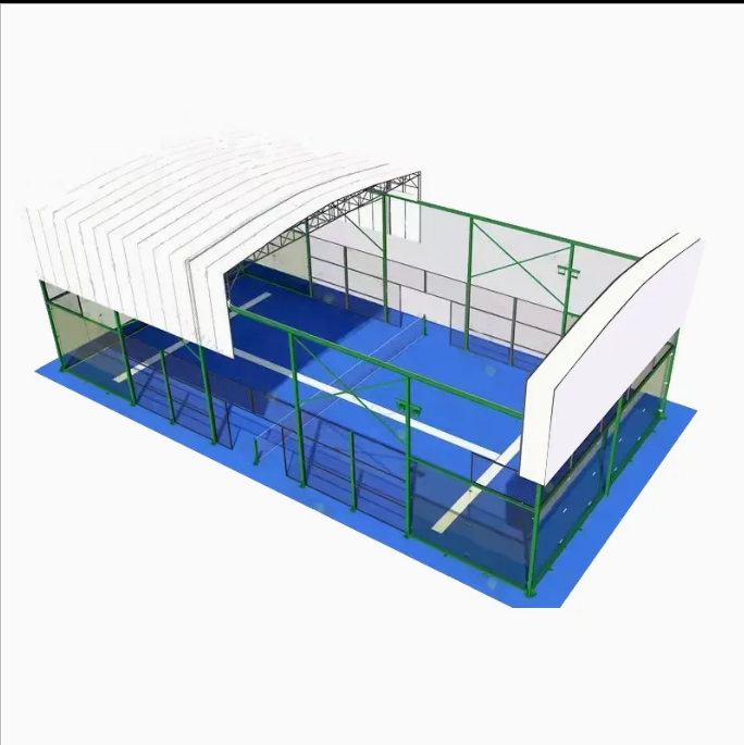 Hot-Selling LDK Panoramic Padel Court: Roofed Design & Pro-Grade, Suitable for Both Training and Competition