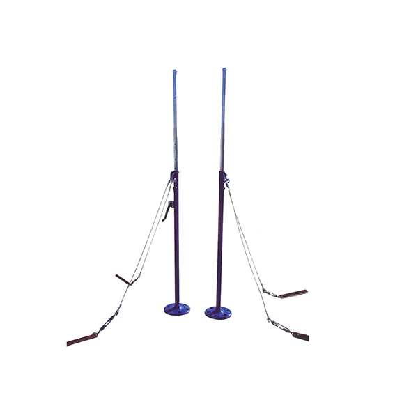 Custom made volleyball net system stand