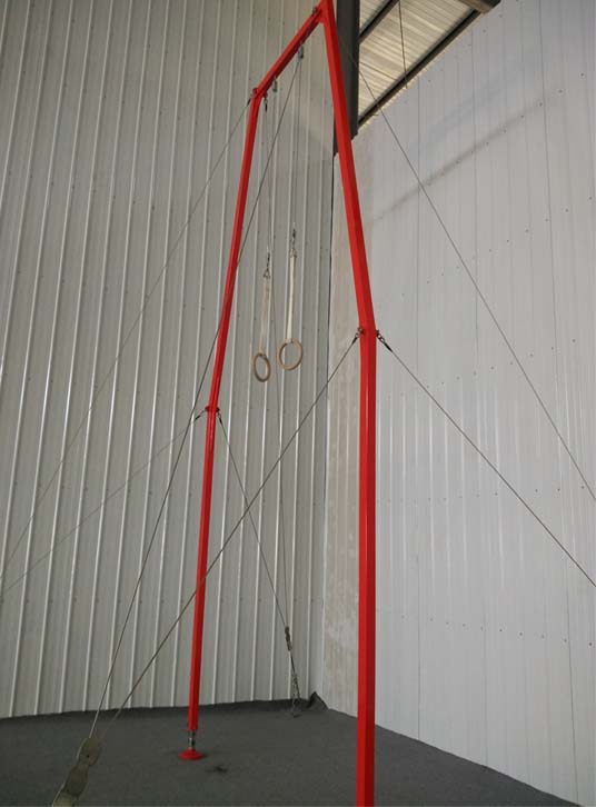 High quality gymnastics equipment wood gymnastic rings for sale