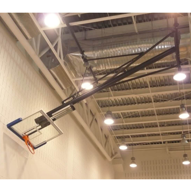 High grade ceiling basketball system roof basketball goal post