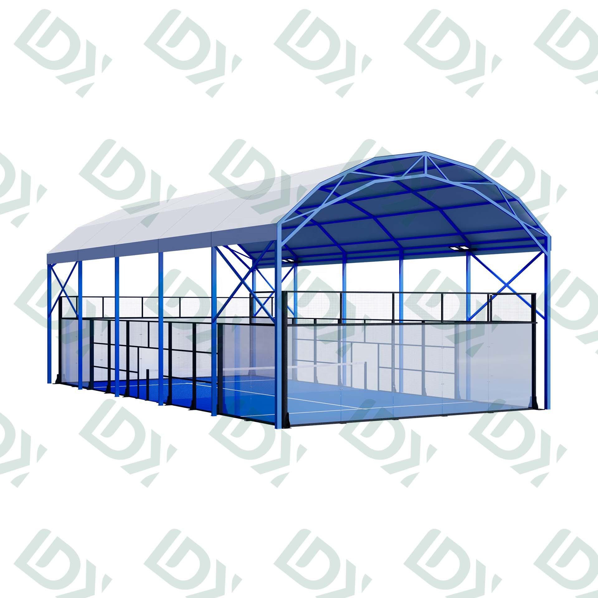 LDK Panoramic Padel Court with Premium Roof – New Design, Hot Sale, Perfect for Training & Tournaments