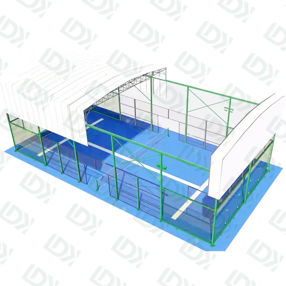 Best-Seller! LDK Panoramic Padel Court with Durable Roof – Designed for Training & Competition