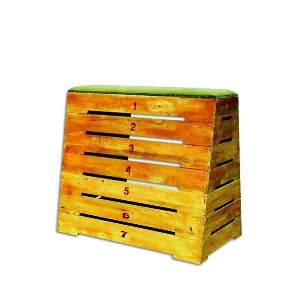 Gymnastics equipment seven section 1.3m height gymnastics vaulting horse vaulting box
