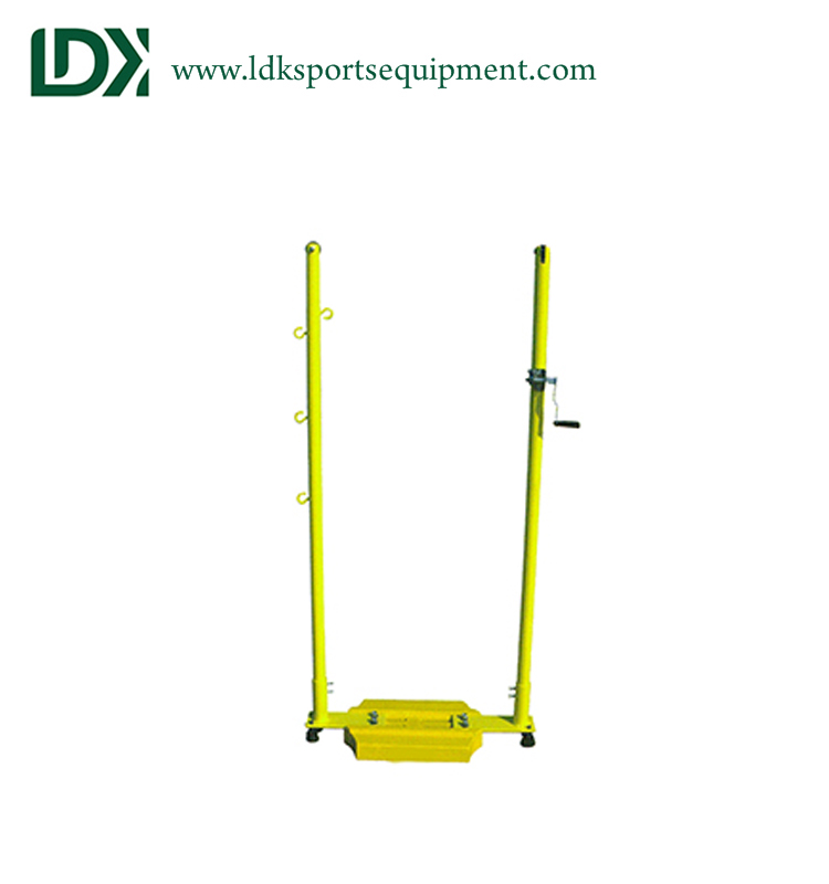 portable badminton post with wheels for sale