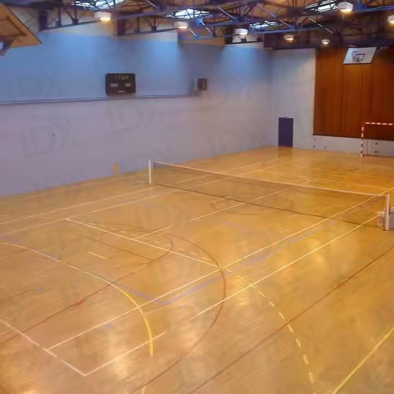 Top – Grade Hard Maple Football Sports Wooden Floor for Indoor Training and Matches
