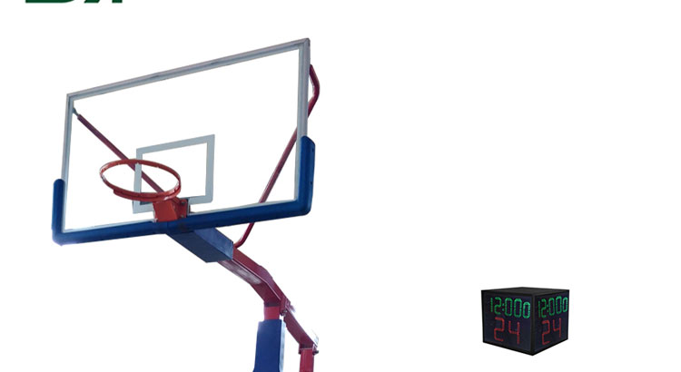 Adjustable hydraulic basketball hoops custom