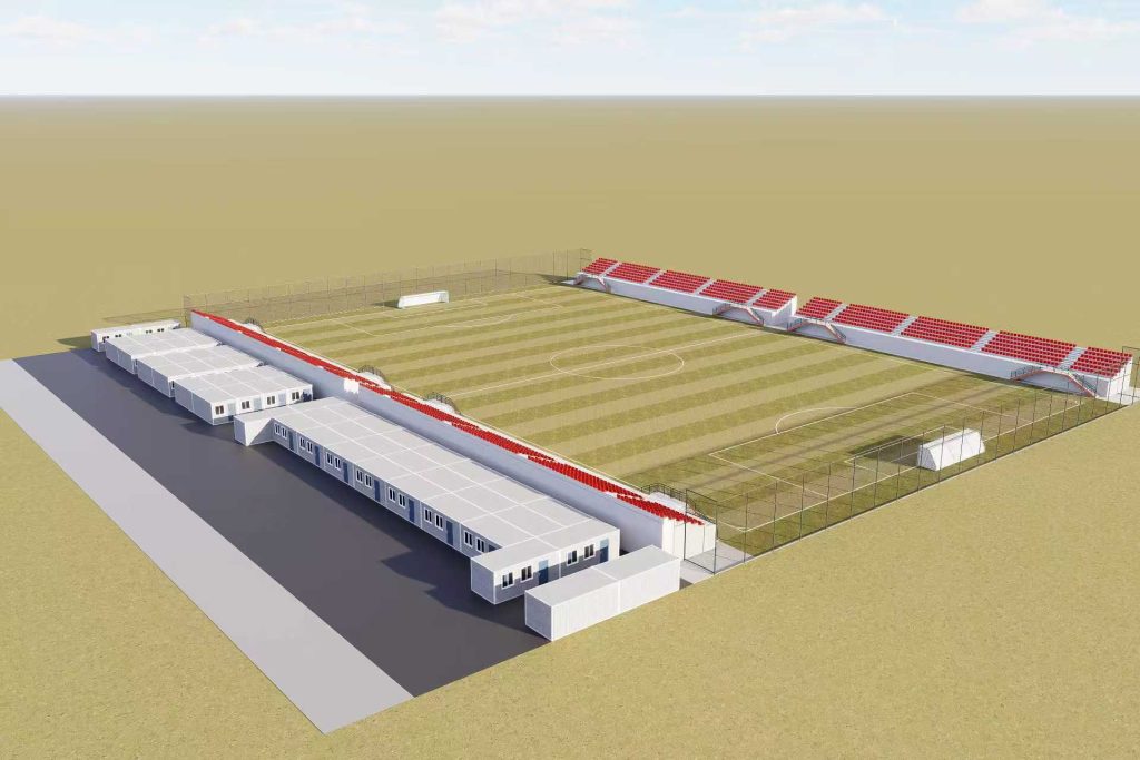 Football cage court