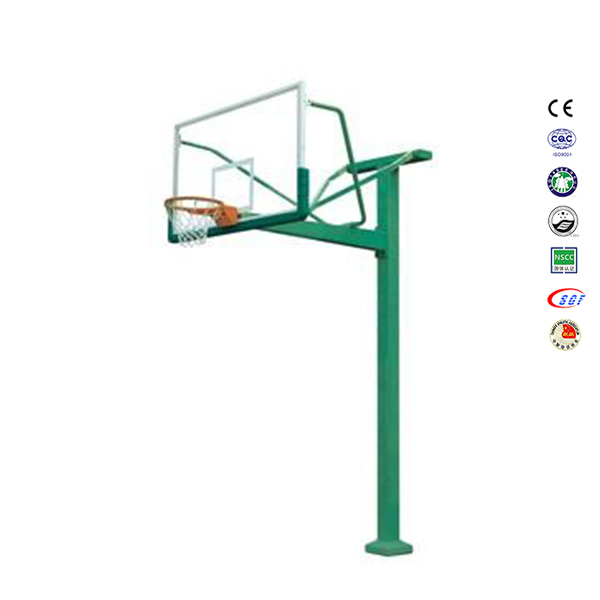 lifetime fixed height in ground basketball hoop