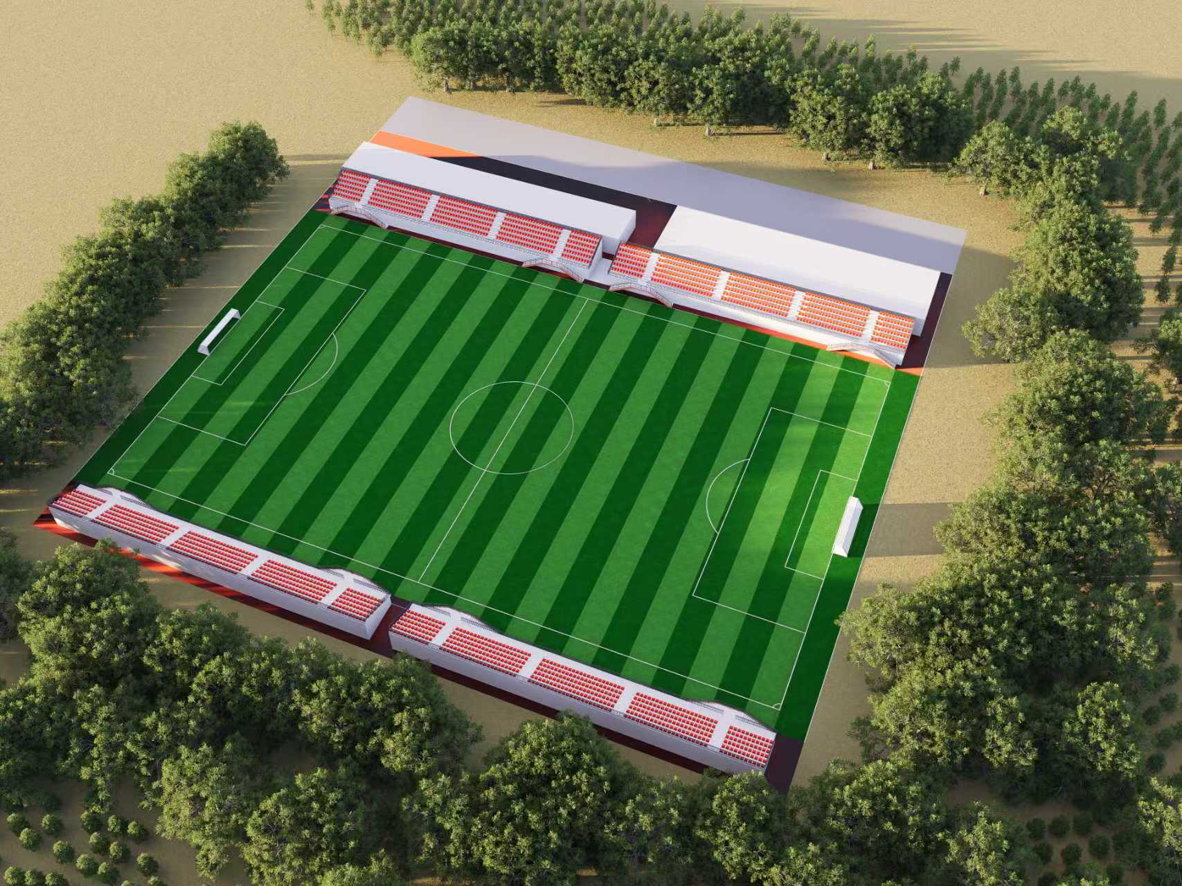 LDK Maker Custom Seating System for Outdoor Football Fields Tailored for Club Activities & Large-Scale Events