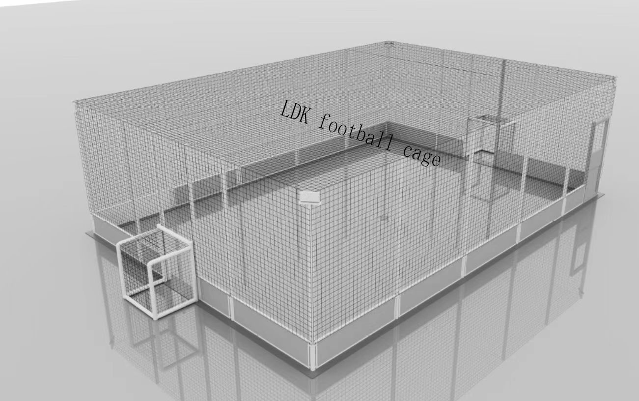 The best cage football field construction plan