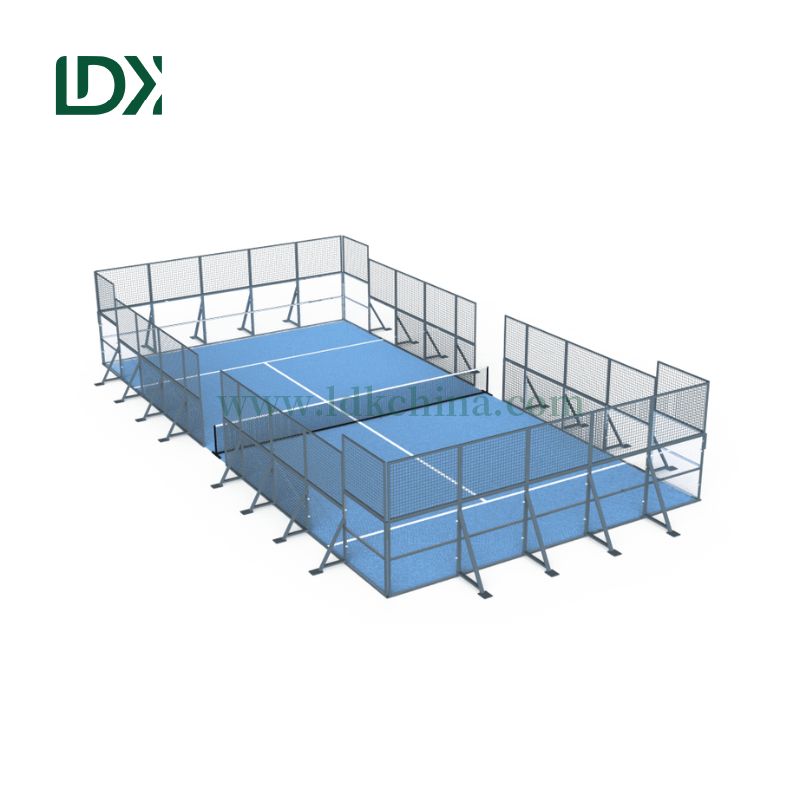 Movable Padel Tennis Court Quick Assembly & Disassemble Portable Court for Outdoor Indoor