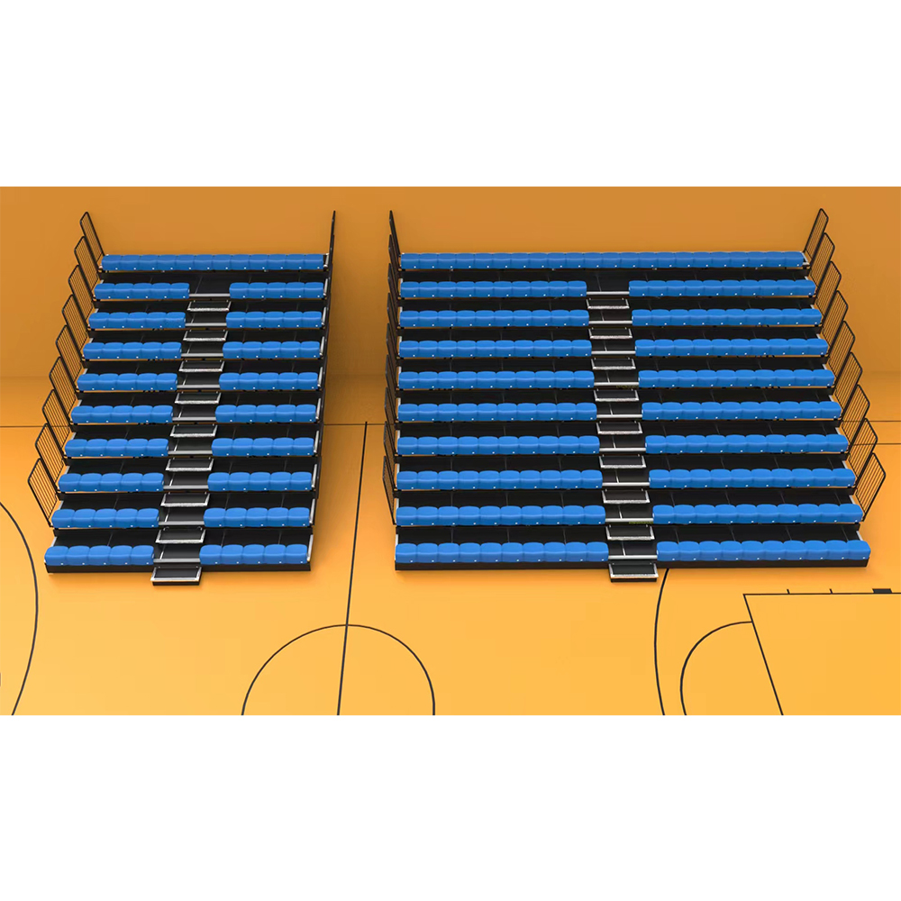Mobile portable grandstand automatic grandstands for concerts vip grandstand stadium folding chairs