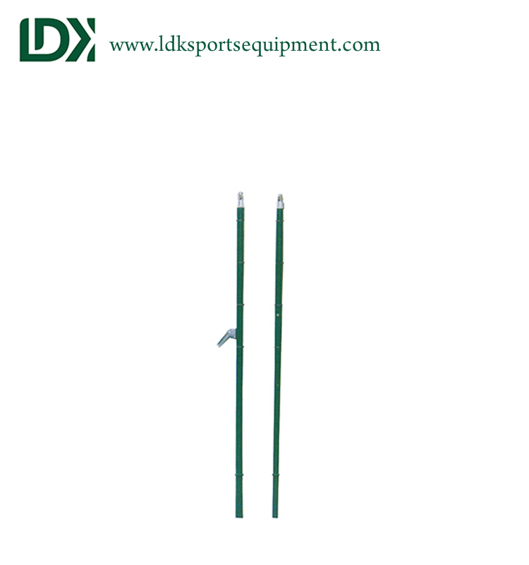 portable badminton net with pole for training