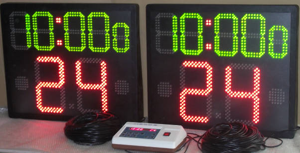24 seconds shot clock (luxurious 1 side)