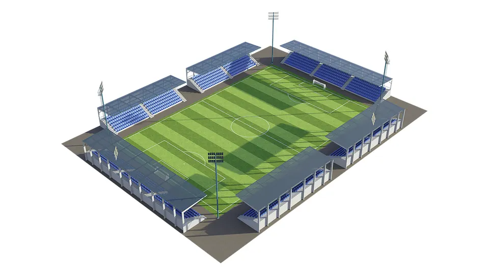 Professional Soccer Pitch Football Stadium Full Set Sports Equipment Provide