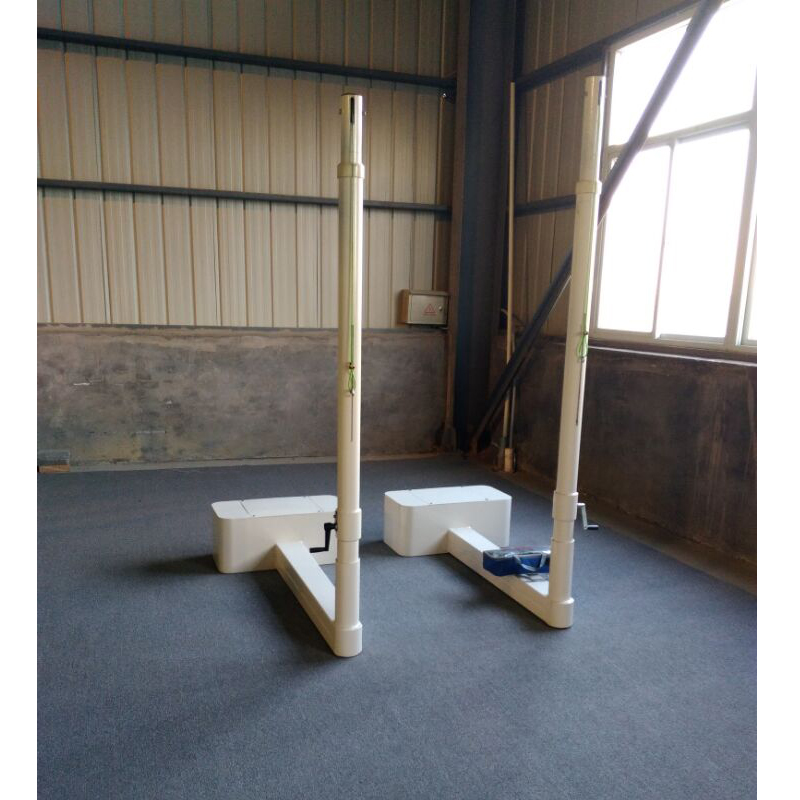 Adjustable 2-2.45m outdoor volleyball pole volleyball stand
