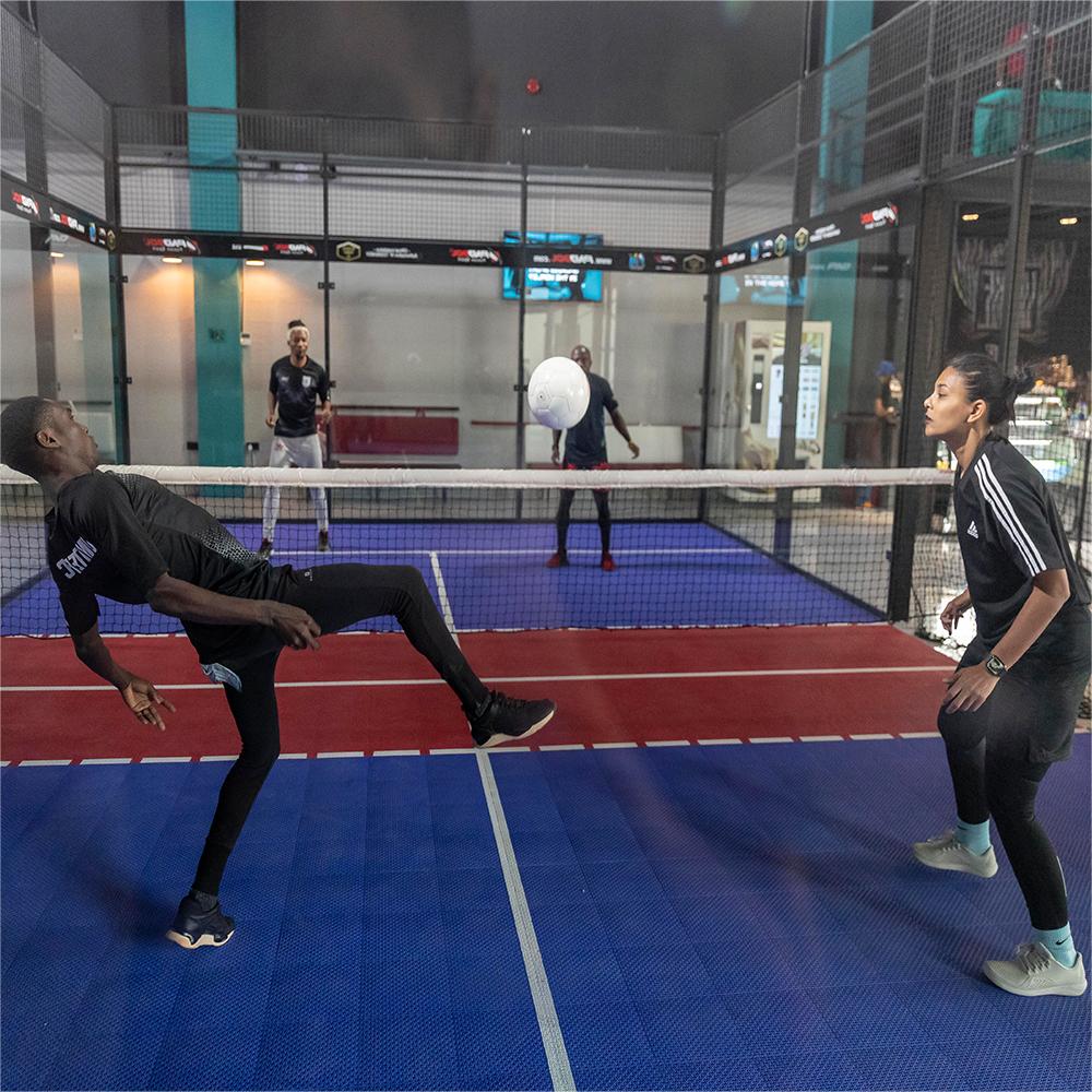 Professional Soccer Field Cage Padbol Court Fun Sport Padbol Football Court Low Price