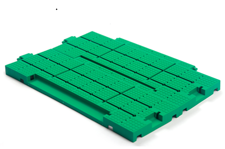 Double-layer Grid Turf Protection Floor Waterproof Lawn-friendly Assembled turf protection floor for Basketball Field Large Event Venue