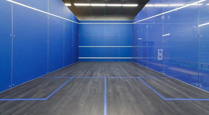 Squash court installation reference image