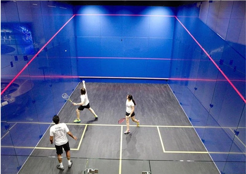Squash court equipment reference image