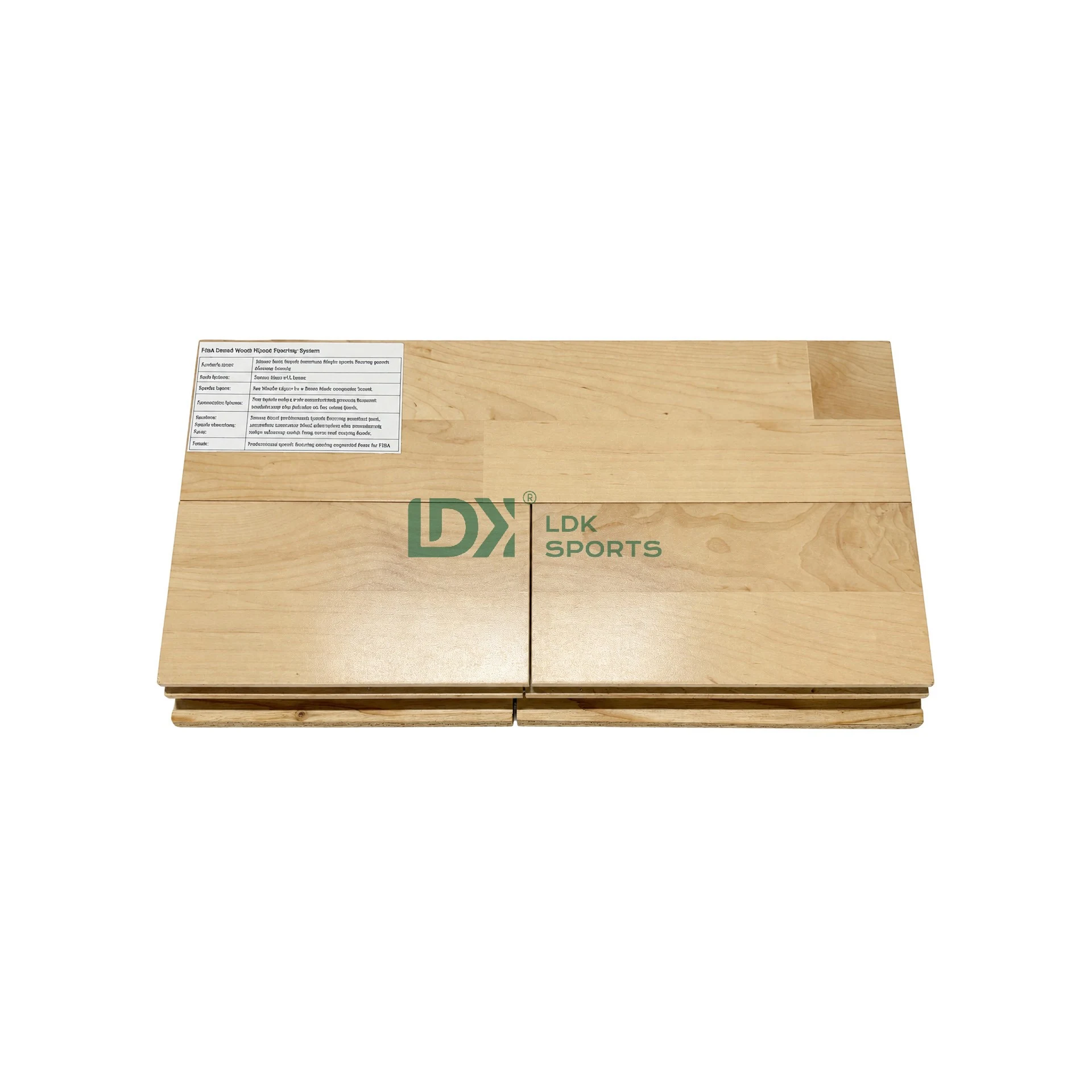 Hover or focus to enlarge Top view of the LDK25W05 hardwood surface
